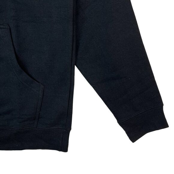 New Smith Men Black Breaker Pullover Hoodie Cotton Long Sleeve Sweater US M - Picture 5 of 12